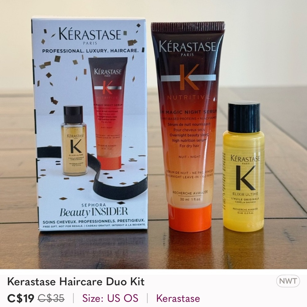 Kérastase Nutritive Haircare Set - Red and Gold